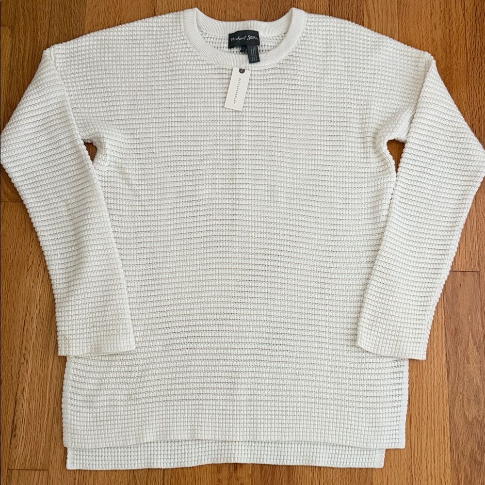 Michael Stars  Crewneck Layer in style with this waffle-knit pullover - Picture 9 of 12
